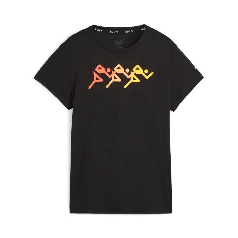 Run Favorite Crew Neck Short Sleeve Athletic T-Shirt-- Zippered Front Buttoned Front Snap Front