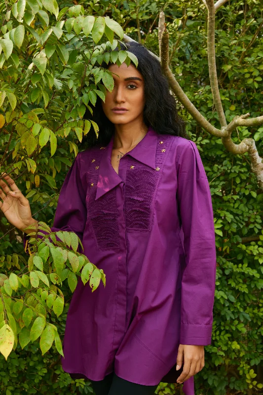 The Rowan Up- Down Shirt-- Front Pockets Side Pockets Patch Pockets
