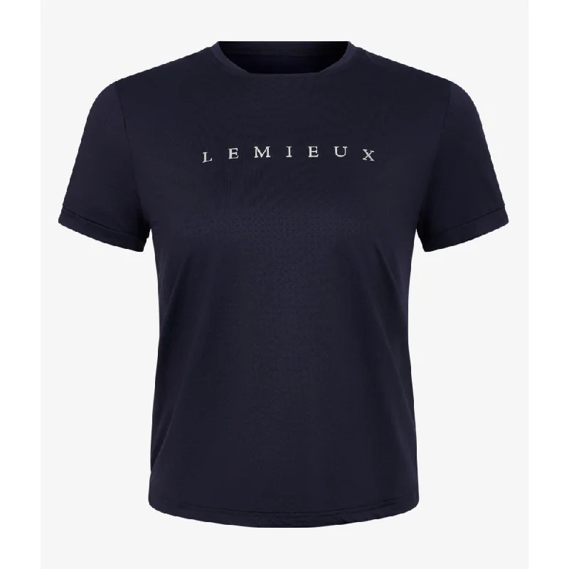 IT03951 LeMieux Women's Sports Short Sleeve T-Shirt - Navy-- Zippered Buttoned Snapped IT03951 LeMieux Women's Sports Short Sleeve T-Shirt - Navy-- Zippered Buttoned Snapped