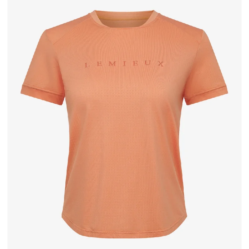 IT04601 LeMieux Women's Sports Short Sleeve T-Shirt - Sherbet-- Hooded Caped Shawl Collar IT04601 LeMieux Women's Sports Short Sleeve T-Shirt - Sherbet-- Hooded Caped Shawl Collar