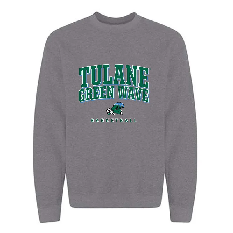 Tulane - NCAA Women's Basketball : Kendall Sneed - Classic Shersey Crewneck Sweatshirt Hoodie with Hem Frayed Vintage Worn Tulane - NCAA Women's Basketball : Kendall Sneed - Classic Shersey Crewneck Sweatshirt Hoodie with Hem Frayed Vintage Worn