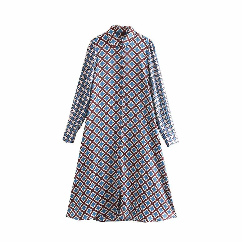 New Women vintage patchwork printing casual slim midi Dress autumn ladies long sleeve chic vestidos buttons party Dresses DS2959 Off-the-shoulder Bohemian Festive New Women vintage patchwork printing casual slim midi Dress autumn ladies long sleeve chic vestidos buttons party Dresses DS2959 Off-the-shoulder Bohemian Festive