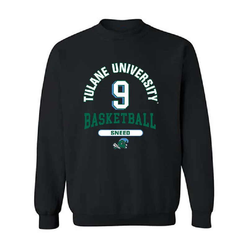 Tulane - NCAA Women's Basketball : Kendall Sneed - Classic Fashion Shersey Crewneck Sweatshirt Hoodie with Patch Decorative Personalized Tulane - NCAA Women's Basketball : Kendall Sneed - Classic Fashion Shersey Crewneck Sweatshirt Hoodie with Patch Decorative Personalized