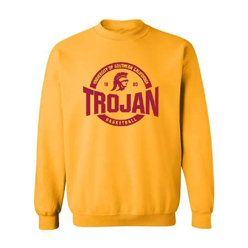 USC - NCAA Women's Basketball : Brooklyn Shamblin - Classic Fashion Shersey Crewneck Sweatshirt Hoodie with Slit Hem Functional Movement USC - NCAA Women's Basketball : Brooklyn Shamblin - Classic Fashion Shersey Crewneck Sweatshirt Hoodie with Slit Hem Functional Movement