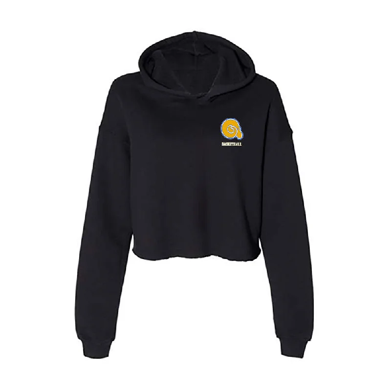 Albany State - NCAA Women's Basketball : Quantrese Washington - Women's Crop Fleece Hoodie Hoodie with Hem Ribbing Snug Secure Albany State - NCAA Women's Basketball : Quantrese Washington - Women's Crop Fleece Hoodie Hoodie with Hem Ribbing Snug Secure