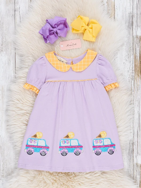 Embroidered Ice Cream Trucks Dress Tunics Favorite customer