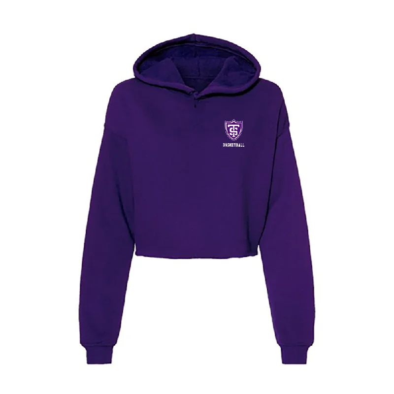 UST - NCAA Women's Basketball : Johanna Langbehn - Women's Crop Fleece Hoodie Hoodie with Double Zipper Versatile Adjustable UST - NCAA Women's Basketball : Johanna Langbehn - Women's Crop Fleece Hoodie Hoodie with Double Zipper Versatile Adjustable