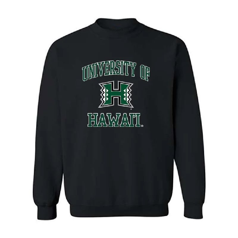 Hawaii - NCAA Women's Basketball : Danijela Kujovic - Classic Shersey Crewneck Sweatshirt Hoodie with Exposed Zipper Edgy Industrial Hawaii - NCAA Women's Basketball : Danijela Kujovic - Classic Shersey Crewneck Sweatshirt Hoodie with Exposed Zipper Edgy Industrial