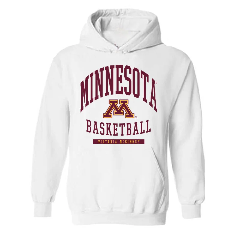 Minnesota - NCAA Women's Basketball : Victoria McKinney - Classic Fashion Shersey Hooded Sweatshirt Hoodie with Illustration Artistic Creative Minnesota - NCAA Women's Basketball : Victoria McKinney - Classic Fashion Shersey Hooded Sweatshirt Hoodie with Illustration Artistic Creative