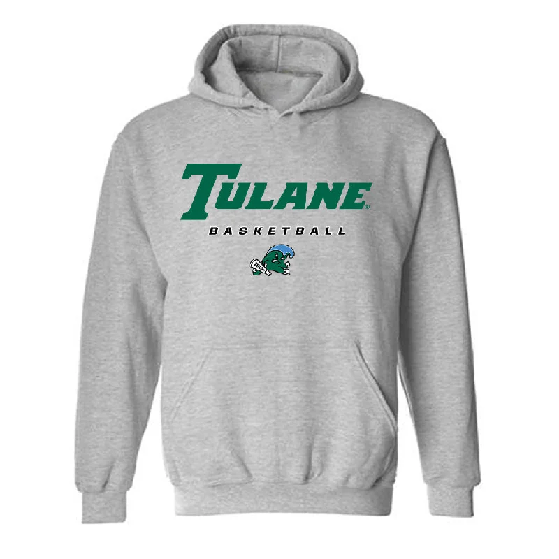 Tulane - NCAA Women's Basketball : Kendall Sneed - Classic Shersey Hooded Sweatshirt Hoodie with Hem Contrast Bold Stylish Tulane - NCAA Women's Basketball : Kendall Sneed - Classic Shersey Hooded Sweatshirt Hoodie with Hem Contrast Bold Stylish