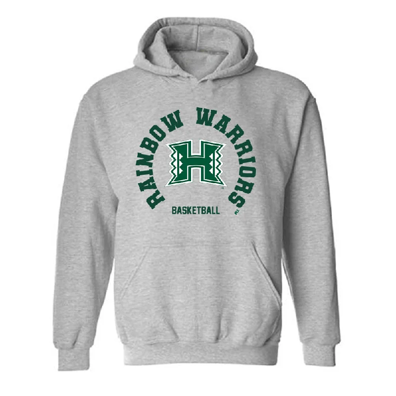 Hawaii - NCAA Women's Basketball : Danijela Kujovic - Classic Shersey Hooded Sweatshirt Hoodie with Mock Neck Collared Structured Hawaii - NCAA Women's Basketball : Danijela Kujovic - Classic Shersey Hooded Sweatshirt Hoodie with Mock Neck Collared Structured