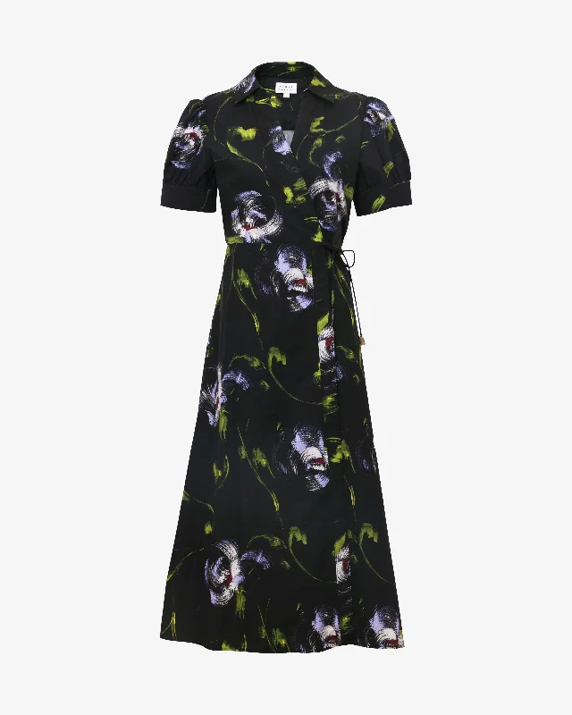 Short Sleeve Midi Shivon Dress Tunics Trendy modern