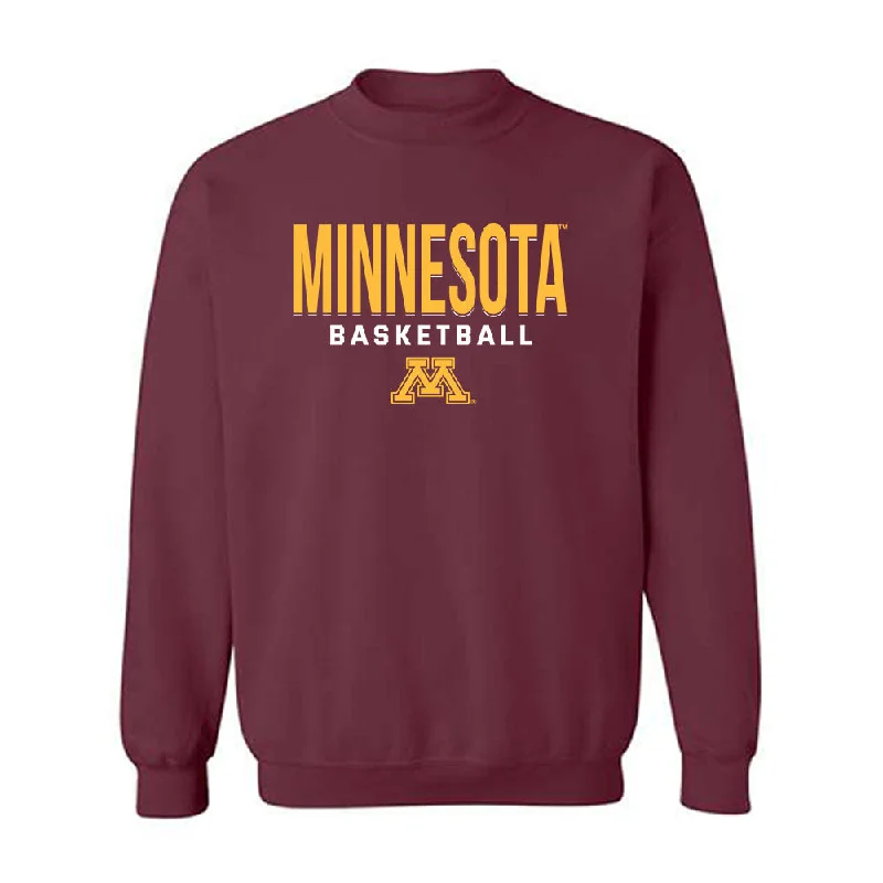 Minnesota - NCAA Women's Basketball : Victoria McKinney - Classic Shersey Crewneck Sweatshirt Hoodie with Magnetic Closure Innovative Modern Minnesota - NCAA Women's Basketball : Victoria McKinney - Classic Shersey Crewneck Sweatshirt Hoodie with Magnetic Closure Innovative Modern