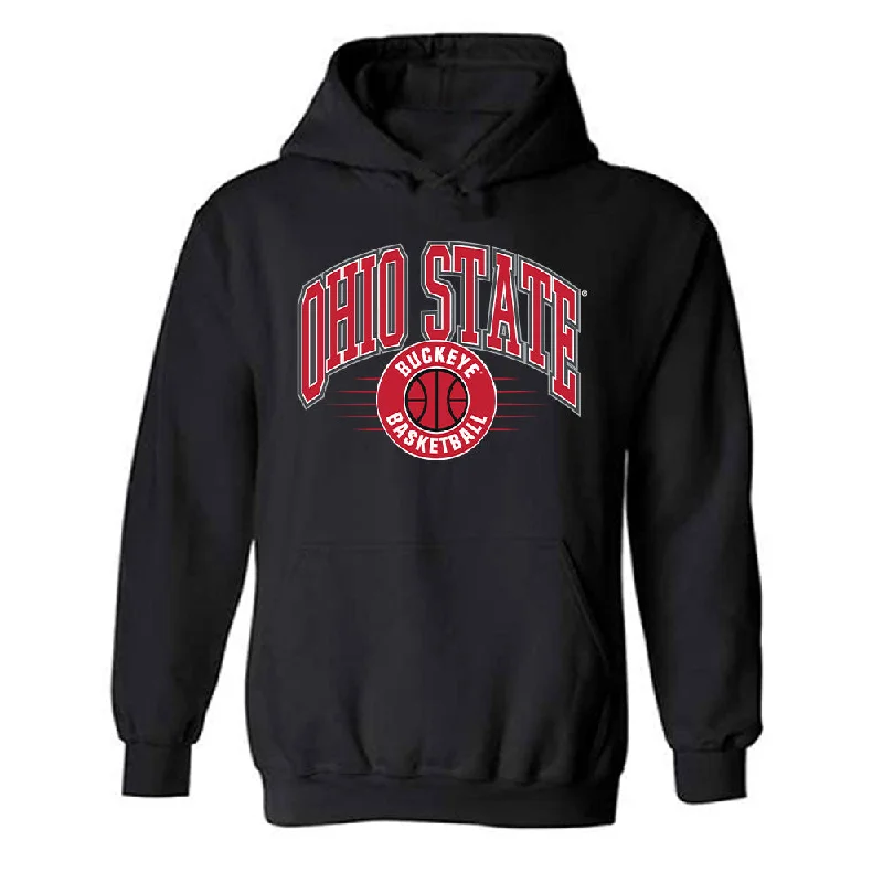 Ohio State - NCAA Women's Basketball : Ava Watson - Sports Shersey Hooded Sweatshirt Hoodie with Contrast Stitching Detailed Premium Ohio State - NCAA Women's Basketball : Ava Watson - Sports Shersey Hooded Sweatshirt Hoodie with Contrast Stitching Detailed Premium