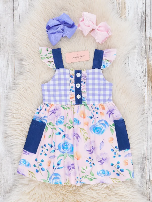 Roses & Gingham Dress Tunics Essential wardrobe