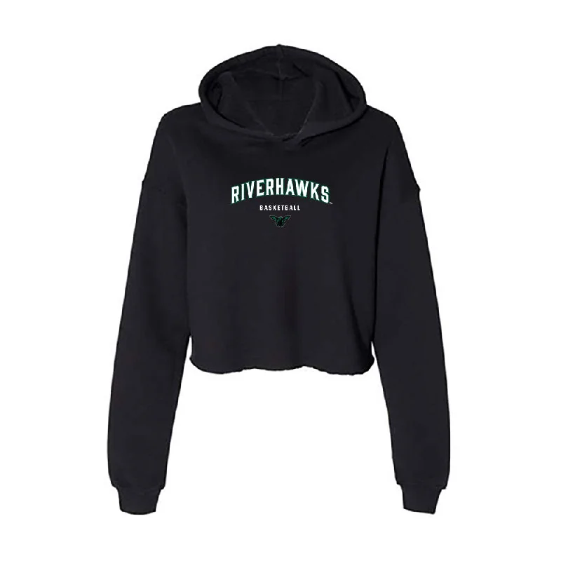 Northeastern State - NCAA Women's Basketball : Grace Abercrombie - Women's Crop Fleece Hoodie Hoodie with Hem Patch Decorative Personalized Northeastern State - NCAA Women's Basketball : Grace Abercrombie - Women's Crop Fleece Hoodie Hoodie with Hem Patch Decorative Personalized