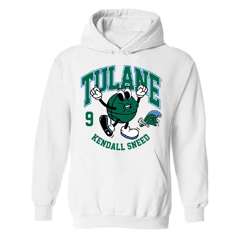 Tulane - NCAA Women's Basketball : Kendall Sneed - Fashion Shersey Hooded Sweatshirt Hoodie Jacket Zipper Layering Tulane - NCAA Women's Basketball : Kendall Sneed - Fashion Shersey Hooded Sweatshirt Hoodie Jacket Zipper Layering