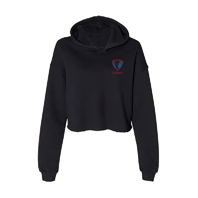 DePaul - NCAA Women's Basketball : Alayna West - Women's Crop Fleece Hoodie Hoodie with Puffed Sleeves Voluminous Trendy DePaul - NCAA Women's Basketball : Alayna West - Women's Crop Fleece Hoodie Hoodie with Puffed Sleeves Voluminous Trendy