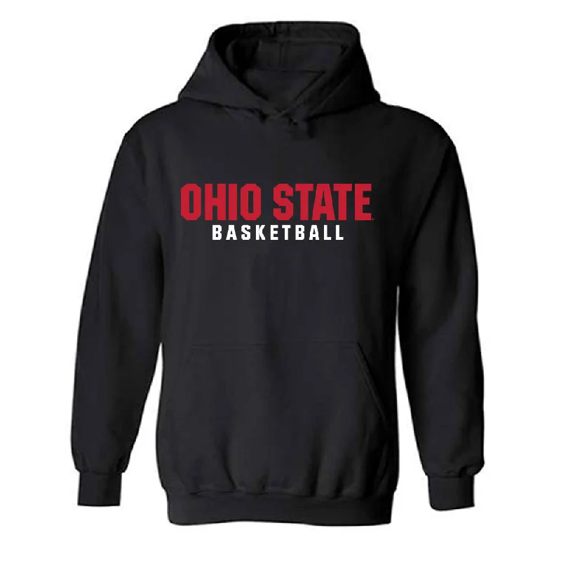 Ohio State - NCAA Women's Basketball : Ava Watson - Classic Shersey Hooded Sweatshirt Hoodie with Cropped Fit Short Trendy Ohio State - NCAA Women's Basketball : Ava Watson - Classic Shersey Hooded Sweatshirt Hoodie with Cropped Fit Short Trendy