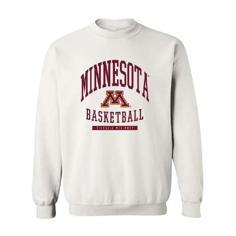 Minnesota - NCAA Women's Basketball : Victoria McKinney - Classic Fashion Shersey Crewneck Sweatshirt Hoodie with Hem Patch Decorative Personalized Minnesota - NCAA Women's Basketball : Victoria McKinney - Classic Fashion Shersey Crewneck Sweatshirt Hoodie with Hem Patch Decorative Personalized