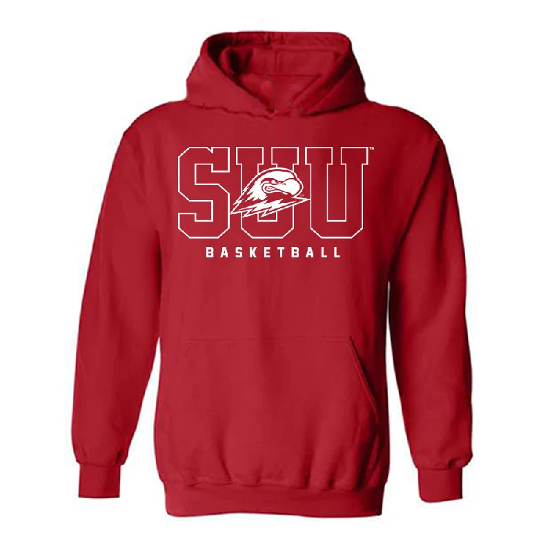 Southern Utah - NCAA Women's Basketball : Zoey Davis - Hooded Sweatshirt Hoodie with Hidden Zipper Minimalist Clean Southern Utah - NCAA Women's Basketball : Zoey Davis - Hooded Sweatshirt Hoodie with Hidden Zipper Minimalist Clean