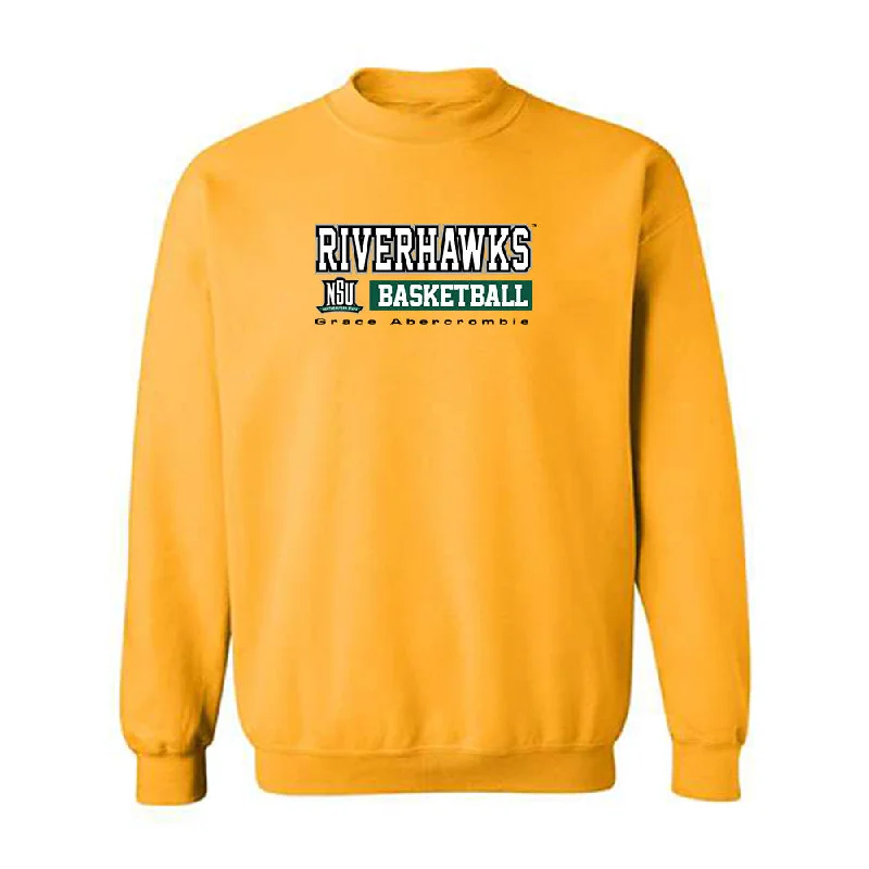 Northeastern State - NCAA Women's Basketball : Grace Abercrombie - Classic Fashion Shersey Crewneck Sweatshirt Hoodie with Fur Luxurious Winter Northeastern State - NCAA Women's Basketball : Grace Abercrombie - Classic Fashion Shersey Crewneck Sweatshirt Hoodie with Fur Luxurious Winter
