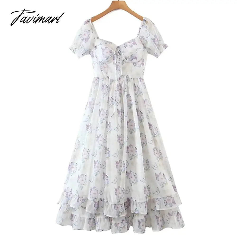 Tavimart Off Shoulder Sexy Elegant Party Dress Women Indie Folk Lavender Floral Print Dress Tunics Luxurious high-end Tavimart Off Shoulder Sexy Elegant Party Dress Women Indie Folk Lavender Floral Print Dress Tunics Luxurious high-end