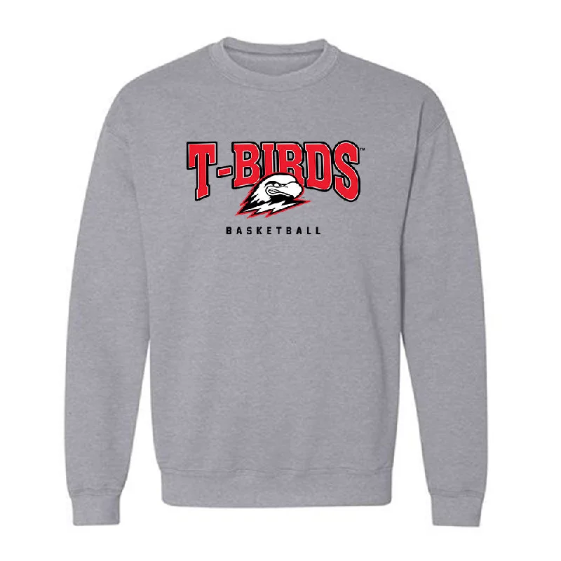 Southern Utah - NCAA Women's Basketball : Bella Hasan - Crewneck Sweatshirt Hoodie with Tied Waist Feminine Flattering Southern Utah - NCAA Women's Basketball : Bella Hasan - Crewneck Sweatshirt Hoodie with Tied Waist Feminine Flattering