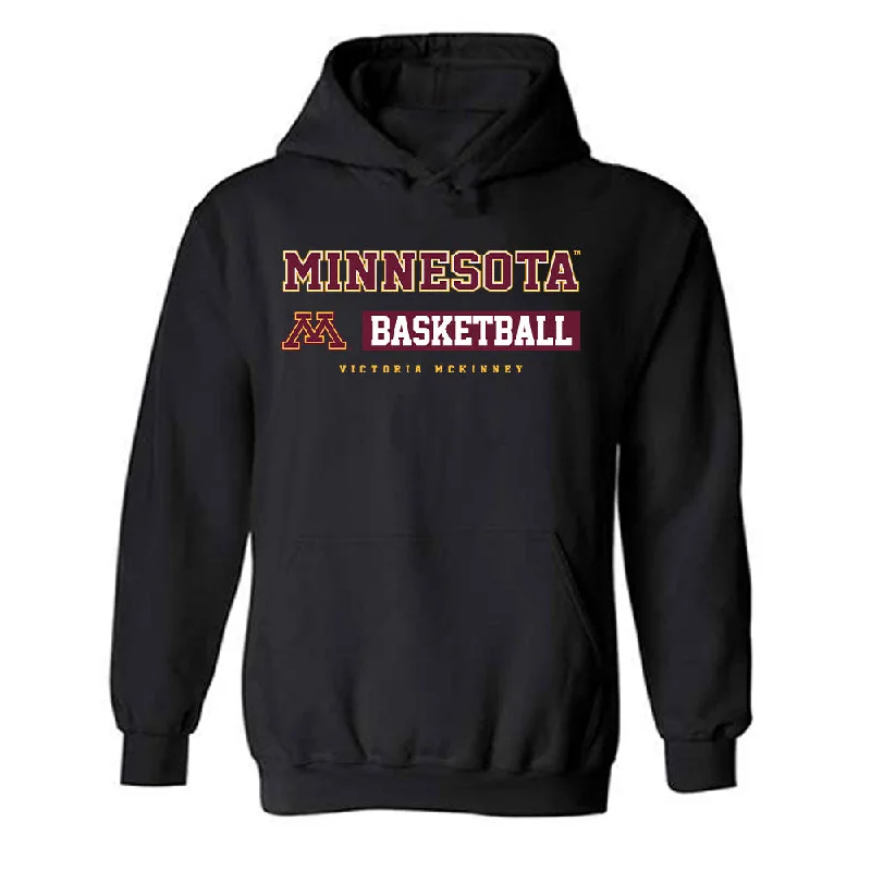 Minnesota - NCAA Women's Basketball : Victoria McKinney - Classic Fashion Shersey Hooded Sweatshirt Cotton Hoodie Fleece Lining Warmth Minnesota - NCAA Women's Basketball : Victoria McKinney - Classic Fashion Shersey Hooded Sweatshirt Cotton Hoodie Fleece Lining Warmth