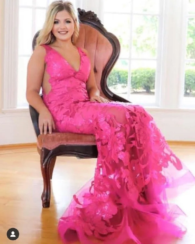 Jovani 60283 Long Floral Sheer Sequin Formal Evening Prom Dress V Neck Gown Tunics Solid Classic Jovani 60283 Long Floral Sheer Sequin Formal Evening Prom Dress V Neck Gown Tunics Solid Classic