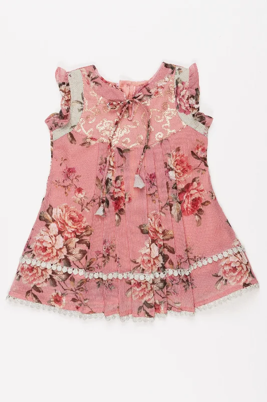 Pink Radiance: Sparkling Sequin Embroidered Floral Pleated Baby Dress for Petite Fashion Icons Tunics Hiking breathable Pink Radiance: Sparkling Sequin Embroidered Floral Pleated Baby Dress for Petite Fashion Icons Tunics Hiking breathable