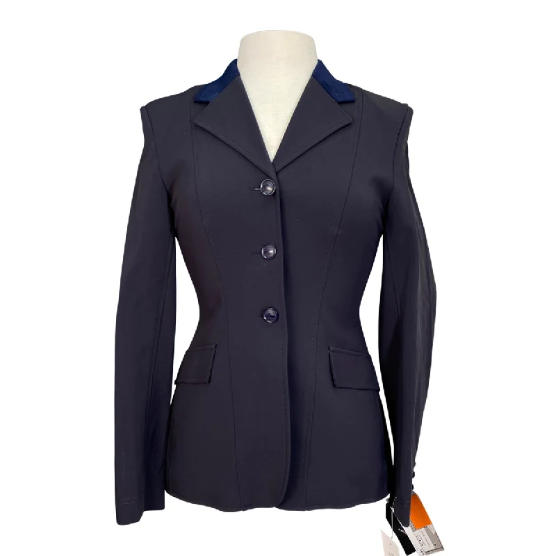 Grand Prix GP Softshell Class Sport Show Jacket in Navy - Women's 10S (US 4S) Wool Jacket Cashmere Jacket Tweed Jacket Grand Prix GP Softshell Class Sport Show Jacket in Navy - Women's 10S (US 4S) Wool Jacket Cashmere Jacket Tweed Jacket