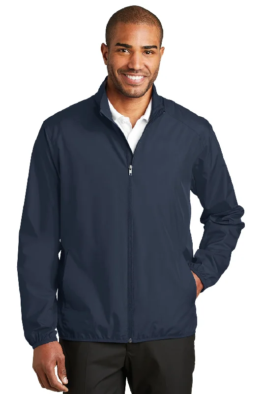 Port Authority Mens Zephyr Wind & Water Resistant Full Zip Jacket - Dress Navy Blue Satin Jacket Silk Jacket Chiffon Jacket Port Authority Mens Zephyr Wind & Water Resistant Full Zip Jacket - Dress Navy Blue Satin Jacket Silk Jacket Chiffon Jacket