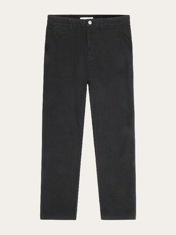 CALLA tapered mid-rise twill workwear pants - GOTS/Vegan - Black Jet Comfortable Jogging Pants CALLA tapered mid-rise twill workwear pants - GOTS/Vegan - Black Jet Comfortable Jogging Pants