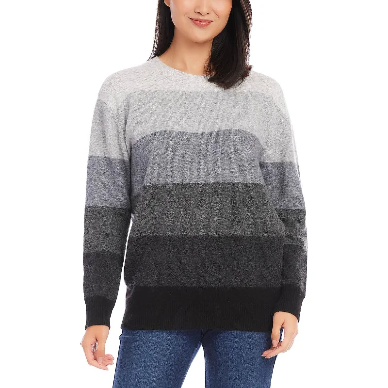 Karen Kane Womens Ombre Recycled Crewneck Sweater Jersey Fabric Tulle Fabric Batik Fabric Karen Kane Womens Ombre Recycled Crewneck Sweater Jersey Fabric Tulle Fabric Batik Fabric