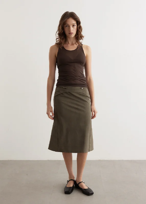Suede Mermaid Skirt leather skirt durable