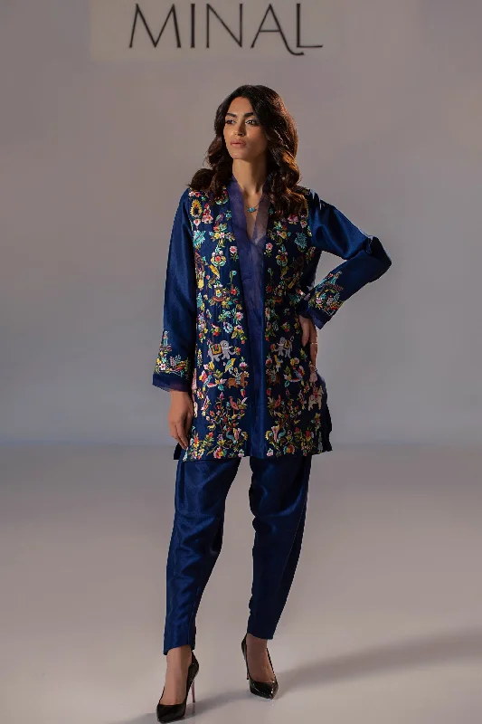 Dynasty Jacket with Skinny Shalwar Denim Jacket Leather Jacket Suede Jacket