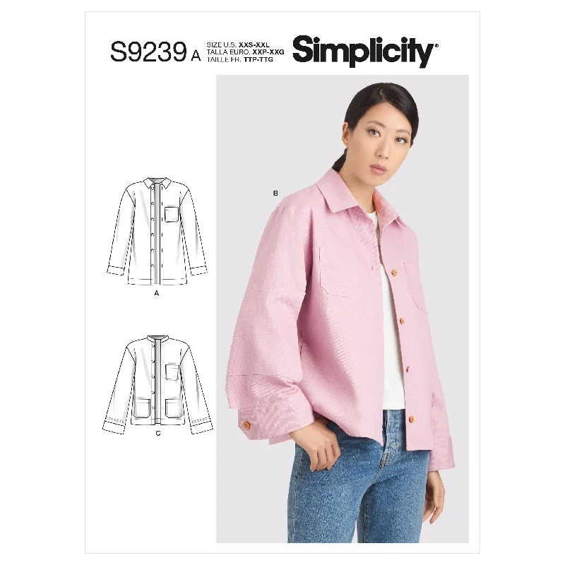 Simplicity Pattern 9239 Misses' Jackets Embroidered Jacket Appliqued Jacket Beaded Jacket Simplicity Pattern 9239 Misses' Jackets Embroidered Jacket Appliqued Jacket Beaded Jacket