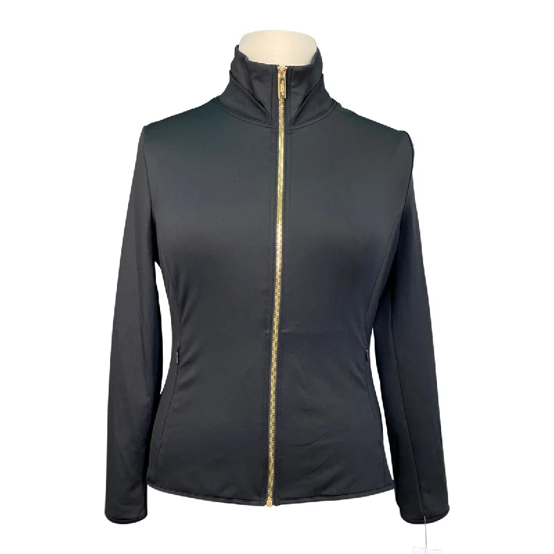 Equestrian Stockholm 'Explore' Jackets in Black - Women's Large Cotton Jacket Linen Jacket Terry Jacket Equestrian Stockholm 'Explore' Jackets in Black - Women's Large Cotton Jacket Linen Jacket Terry Jacket