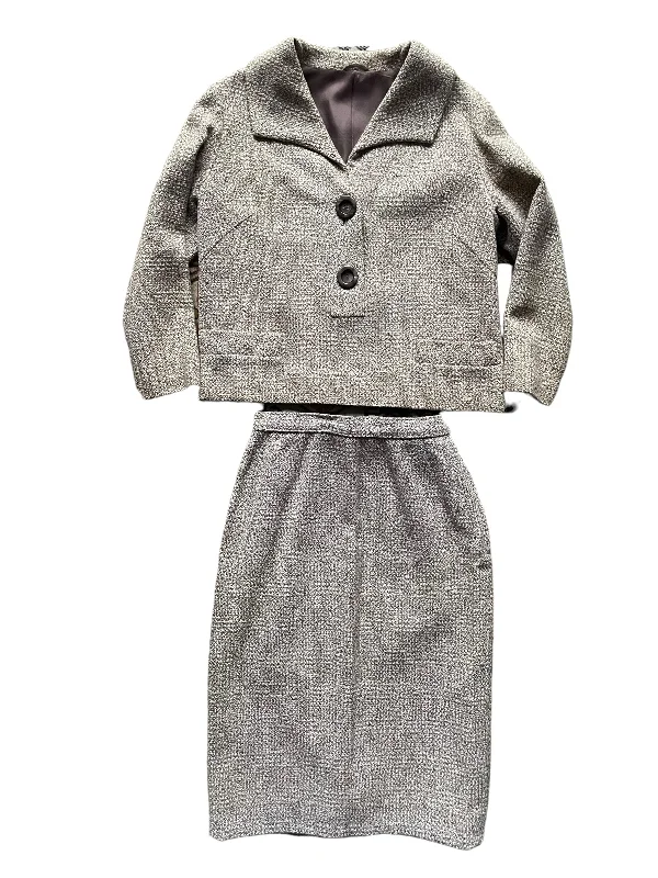 Vintage 1950s Wool Skirt and Top Set SZ M  |  Barn Owl Vintage Skirt Sets | Seattle Vintage Skirts cashmere skirt plush