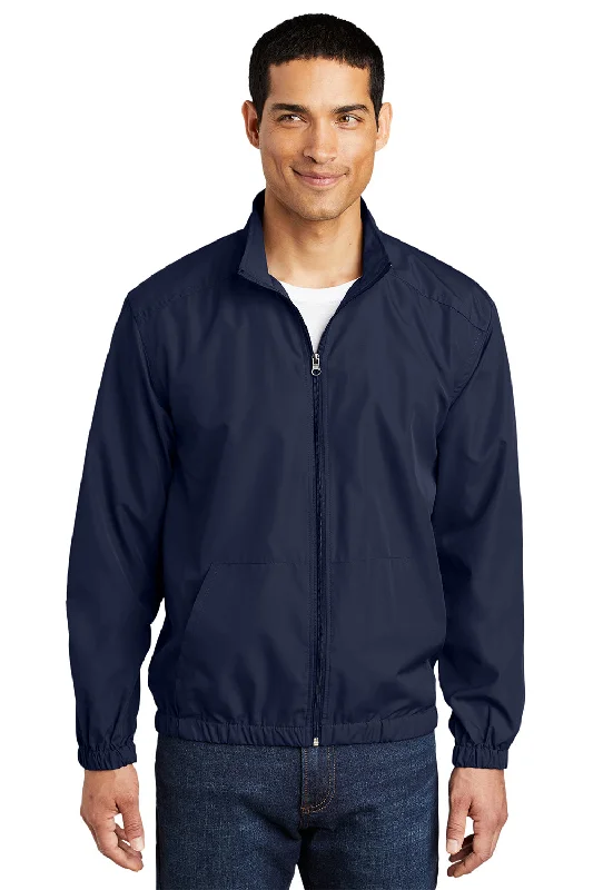 Port Authority Mens Essential Water Resistant Full Zip Jacket - True Navy Blue Corduroy Jacket Velvet Jacket Brocade Jacket Port Authority Mens Essential Water Resistant Full Zip Jacket - True Navy Blue Corduroy Jacket Velvet Jacket Brocade Jacket