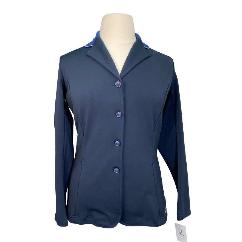 Grand Prix 'Quinn' TK Competition Jacket in Navy/Blue - Women's 18T (US 12L) Stand-Up Collar Roll-Neck Collar Turtle Neck Grand Prix 'Quinn' TK Competition Jacket in Navy/Blue - Women's 18T (US 12L) Stand-Up Collar Roll-Neck Collar Turtle Neck