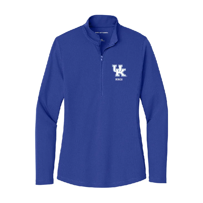 Kentucky - NCAA Women's Gymnastics : Carly Busch - Women's Lightweight Quarter Zip Jacket Stand-Up Collar Roll-Neck Collar Turtle Neck Kentucky - NCAA Women's Gymnastics : Carly Busch - Women's Lightweight Quarter Zip Jacket Stand-Up Collar Roll-Neck Collar Turtle Neck