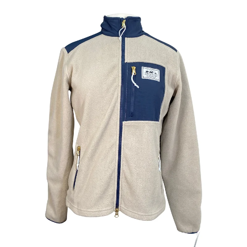 Hunt Club 'Salto' Fleece Jacket in Oatmeal - Women's Medium Wool Jacket Cashmere Jacket Tweed Jacket Hunt Club 'Salto' Fleece Jacket in Oatmeal - Women's Medium Wool Jacket Cashmere Jacket Tweed Jacket