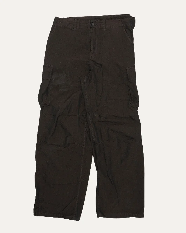 Mount Cargo Pants Elegant Silk Pants
