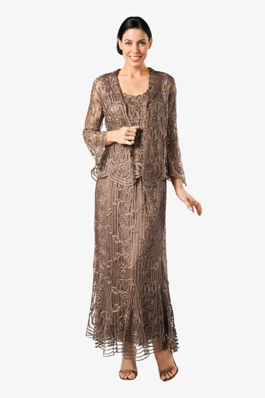 Soulmates C1067 Silk Hand Crochet Embroidered Jacket Top and Skirt Set Wool Jacket Cashmere Jacket Tweed Jacket Soulmates C1067 Silk Hand Crochet Embroidered Jacket Top and Skirt Set Wool Jacket Cashmere Jacket Tweed Jacket