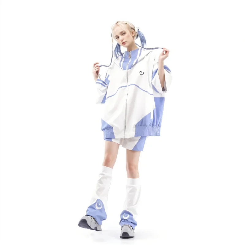 Frutiger Aero Aesthetic Sporty Jacket and Casual Pants Set Trench Coat Raincoat Waterproof Jacket Frutiger Aero Aesthetic Sporty Jacket and Casual Pants Set Trench Coat Raincoat Waterproof Jacket