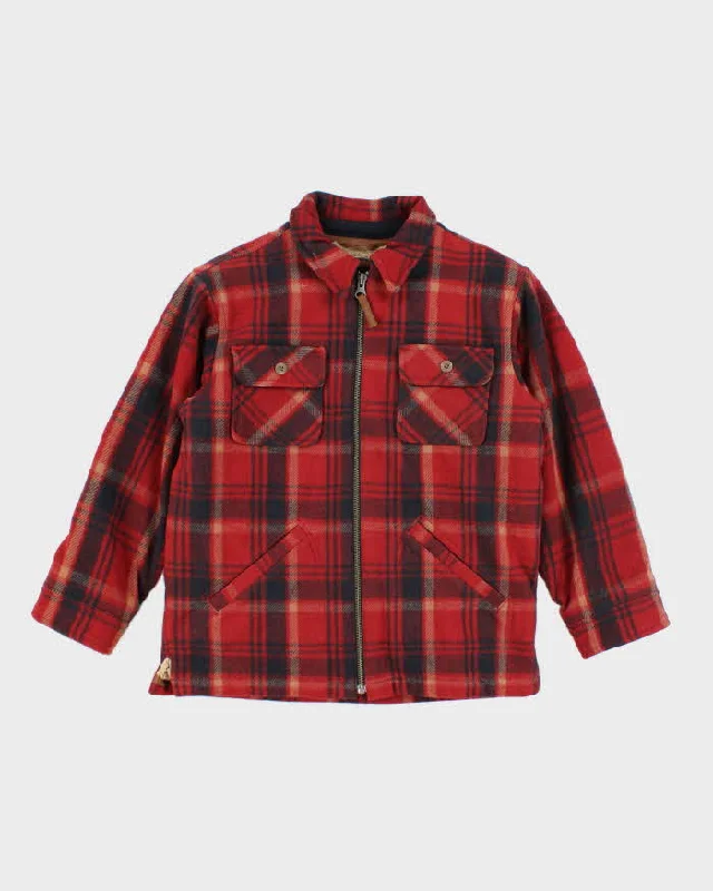 Vintage Y2K GAP Fleeced Lined Flannel Zip Up Jacket - L Anorak Shell Jacket Lightweight Jacket Vintage Y2K GAP Fleeced Lined Flannel Zip Up Jacket - L Anorak Shell Jacket Lightweight Jacket