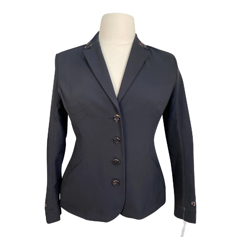 Fair Play 'Taylor Chic' Show Jacket in Black - Women's EU 46 (US 14) Denim Jacket Leather Jacket Suede Jacket Fair Play 'Taylor Chic' Show Jacket in Black - Women's EU 46 (US 14) Denim Jacket Leather Jacket Suede Jacket
