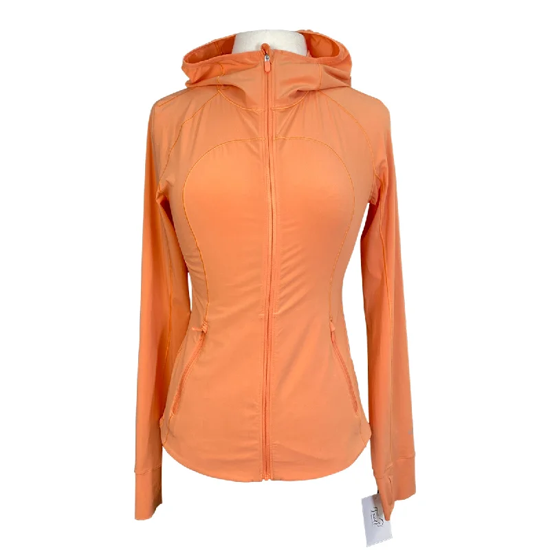 Lululemon Cross Chill Performance Jacket in Peach - Women's 4 (Small) Cardigan Sweater Pullover Lululemon Cross Chill Performance Jacket in Peach - Women's 4 (Small) Cardigan Sweater Pullover